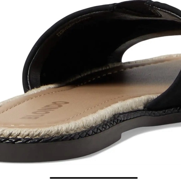 BLONDO women’s waterproof Emilia sandals size 7.5 black nubuck slides - Picture 3 of 11